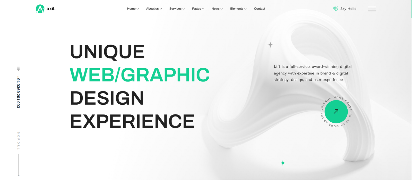 Axil - Creative Agency Portfolio Template